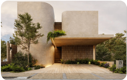 Interiors from compounds do Estate represents